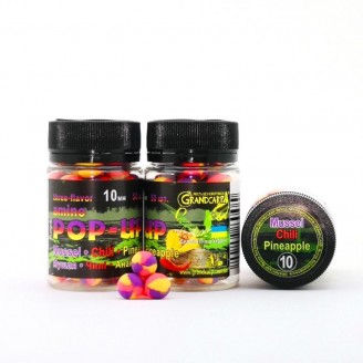 Amino POP-UPs three-flavor MUSSEL•CHILI•PINEAPPLE (МУШЛЯ•ЧИЛІ•АНАНАС) Ø10 мм